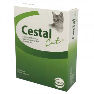 CESTAL CAT 80/20MG TABLETES KAĶIEM N8
